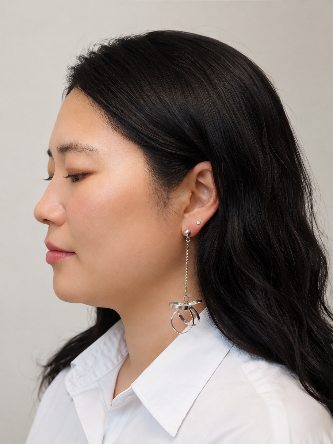 Ribbon Bloom Earrings