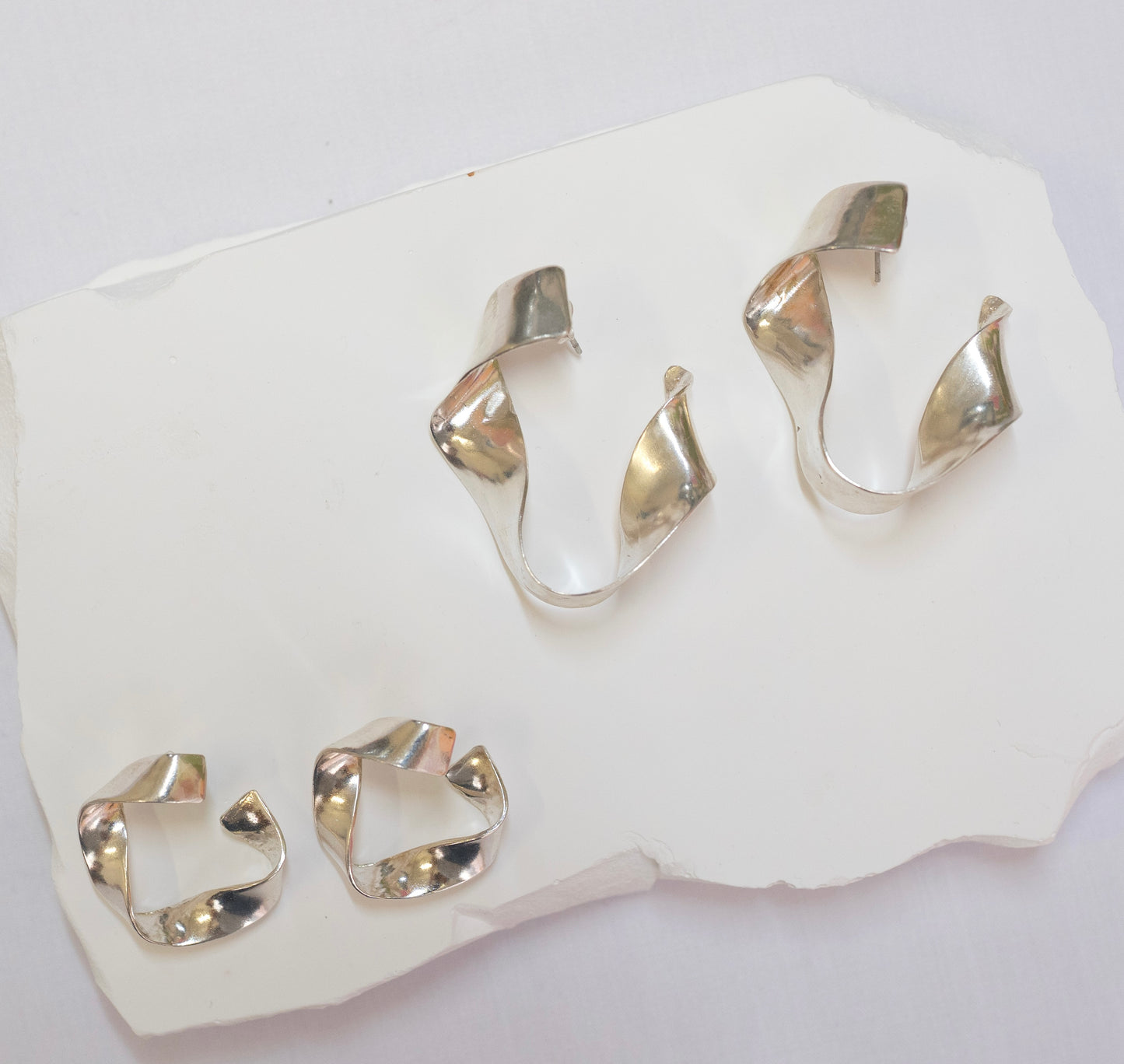 Twist earrings, small version