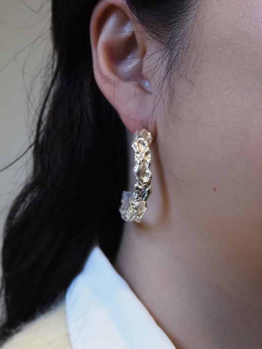 Flux hoop earrings