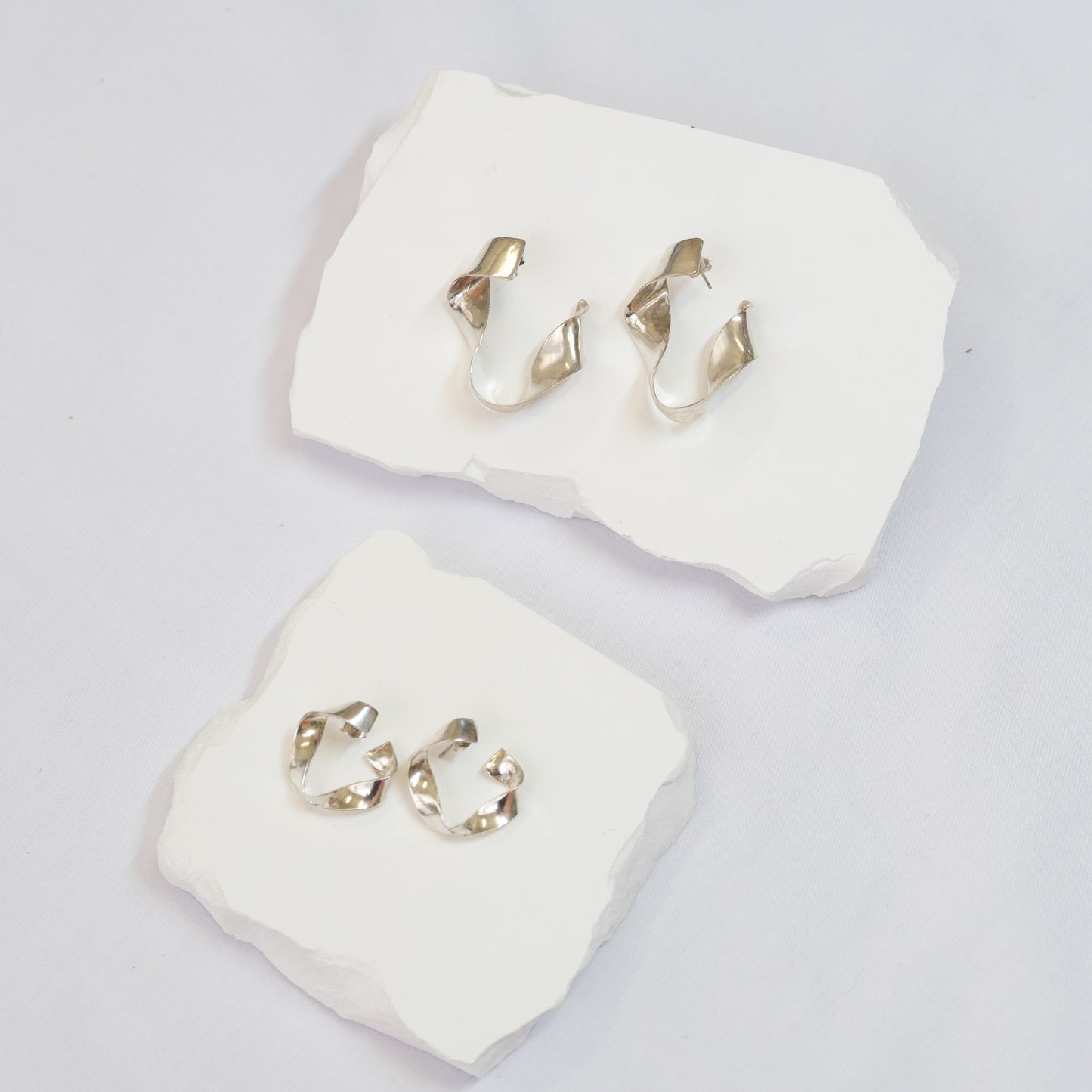 Twist earrings, large version