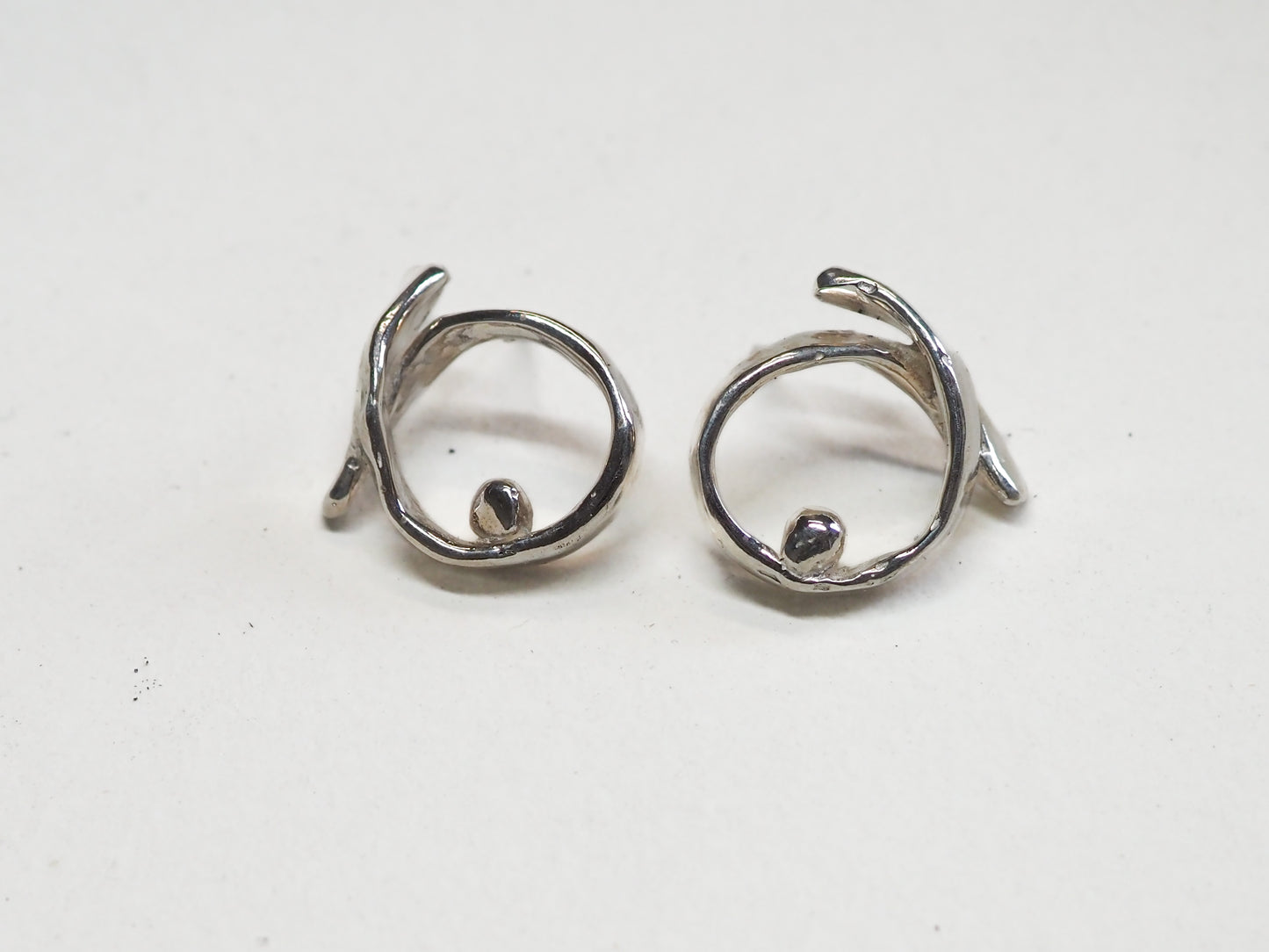 Organic Spiral Earrings