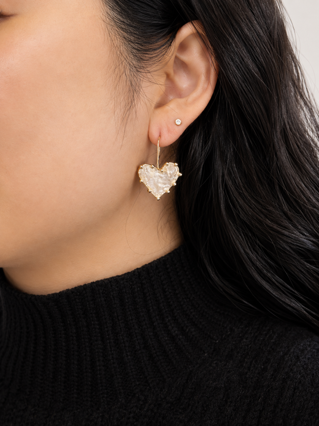Heart earrings