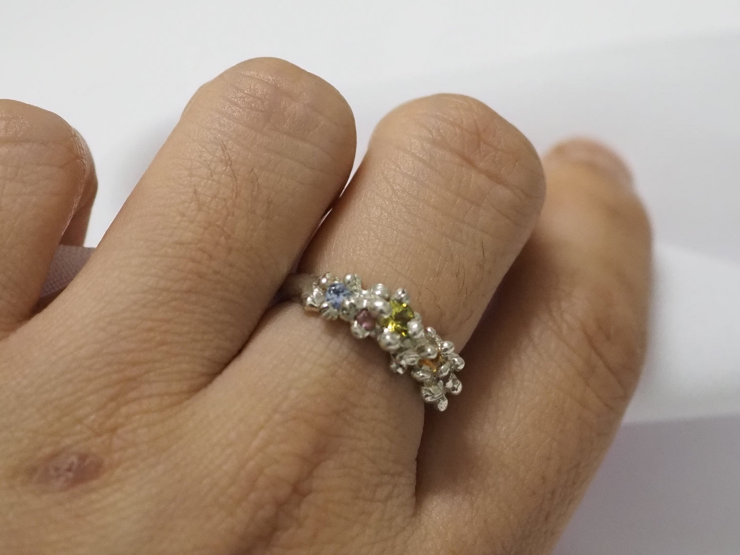 Rainbow Bloom Ring