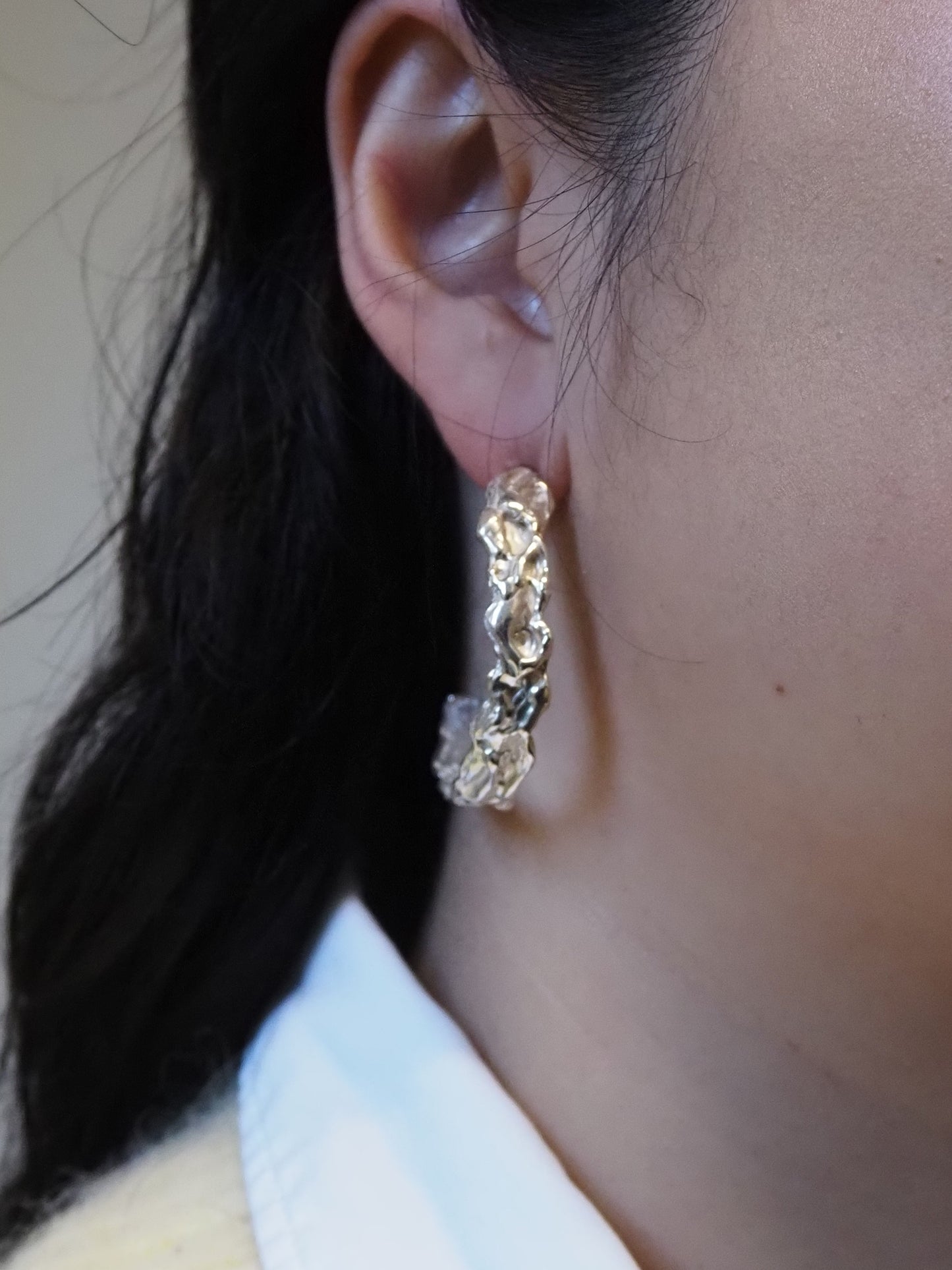 Flux hoop earrings