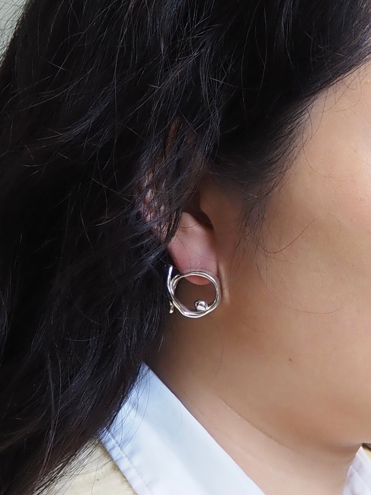 Organic Spiral Earrings