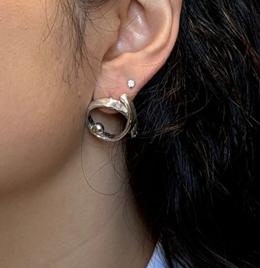 Organic Spiral Earrings