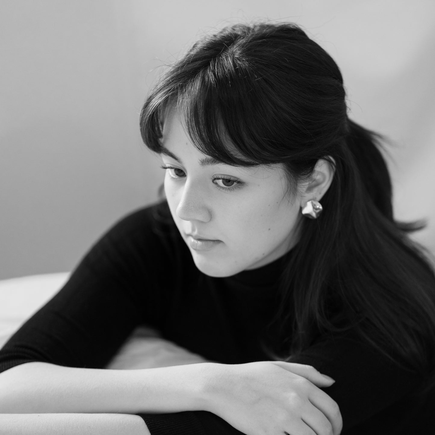 Warp shaped earrings.