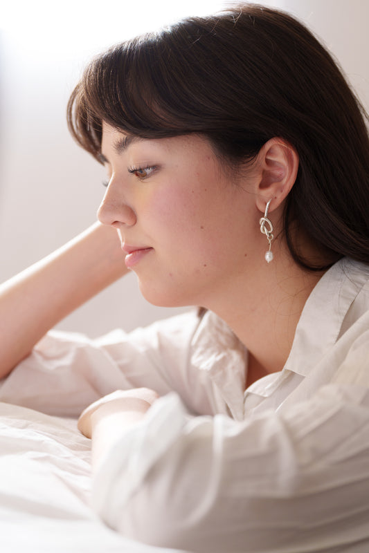 Luna loop earrings