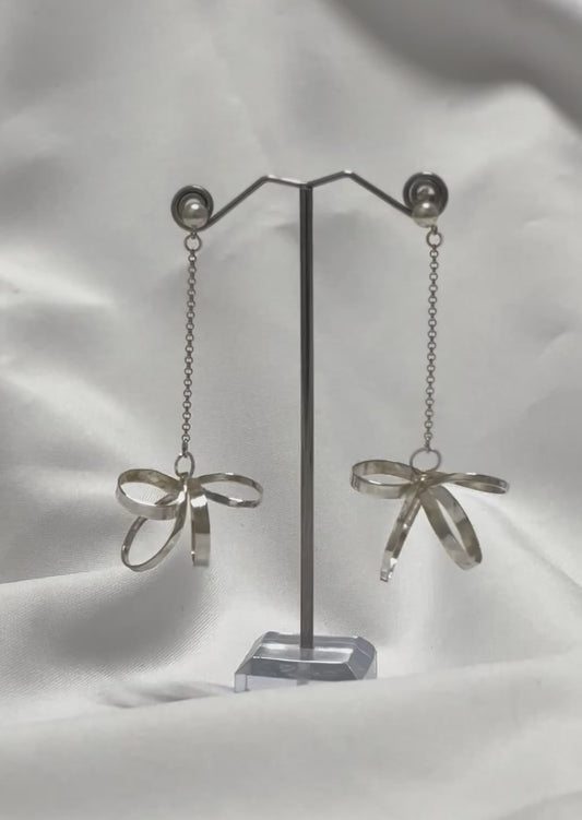 Ribbon Bloom Earrings